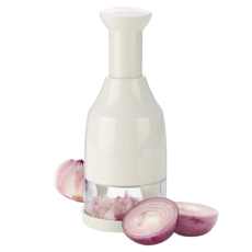 tescoma Handy大蒜切片器 直徑9cm ABS/PP/PS塑料 434不鏽鋼, 白色, 1個