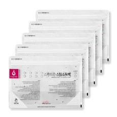 스펙트라 스팀소독백 5p, 투명 + 하늘