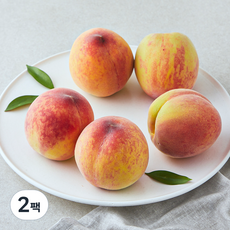 곰곰 국내산 딱딱이 복숭아, 1.1kg(5입), 2팩