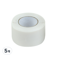세인티에프 초강력 누수 밴드 2.5cm 화이트, 5개