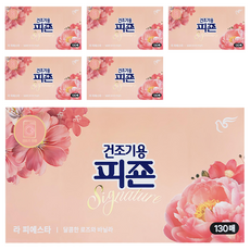 碧珍 香氛柔軟烘衣紙，130張，高濃縮花香精華，防靜電, 6盒