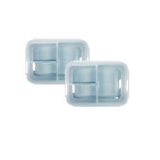 Nanu Dam 3格分隔密封保鮮盒 薄荷綠 1500ml, 保鮮盒 1500ml, 2個