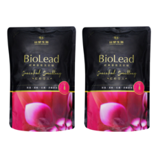 台塑生醫 BioLead 香氛洗衣精 紅粉佳人 補充包, 1.8kg, 2包