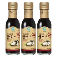 청정원 프리미엄 굴 소스, 260g, 3개