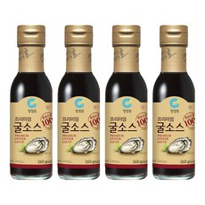 청정원 프리미엄 굴 소스, 260g, 4개