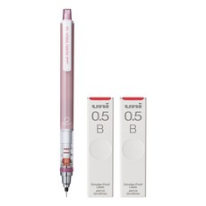 Uni 三菱鉛筆 KURU TOGA 標準款自動鉛筆 嬰兒粉 M5-450 + 專用鉛筆芯B 2入組, 0.5mm, 1支