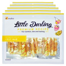 마코펫 강아지 리틀달링 건조간식, 비스켓, 300g, 5개