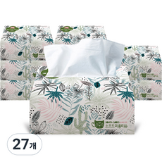 BonitaGoods 柔軟美容紙巾 2層, 200張, 27個