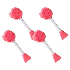 idontcare. 洗臉刷, 4個, 粉紅色