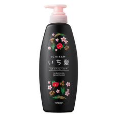 Kracie 葵緹亞 ICHIKAMI 潤髮乳 順柔 山櫻花香 修護受損髮絲與頭皮健康, 480ml, 1瓶