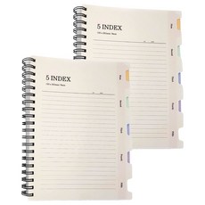 Withna 5索引 PP筆記本 B5 80-0092, 隨機出貨, 2個