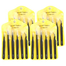 鑷子6件組, 單一顏色, 4套