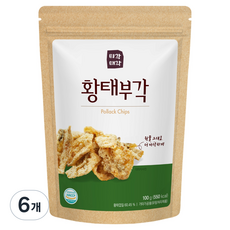 Tigak Taegak 炸黃太魚脆片, 100g, 6包