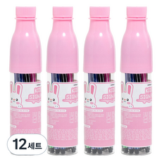 minhwashop 水性簽字筆 12種組, 粉紅色 (UDPAT0041), 12套