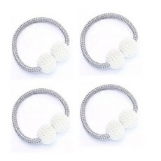 Tideco簡約磁吸式窗簾固定夾, 2個, 單色