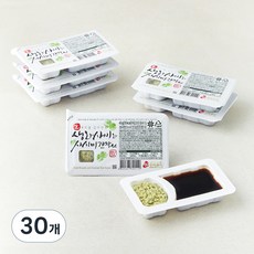 주비푸드 뿌리를 갈아만든 생와사비와 사시미간장소스, 45g, 30개