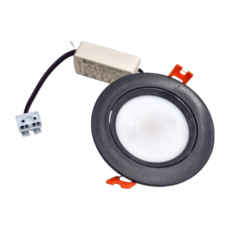 辛巴 崁燈 9cm 8W 黑殼, 1個