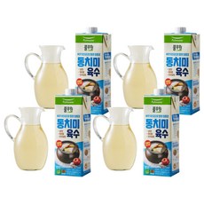 풀무원 동치미 육수, 1L, 4개