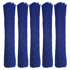 만들하비 칼라 색상 재단 가는 모루 털 철사 끈 반짝이 크리스마스 트리, 03 반짝블루, 500개