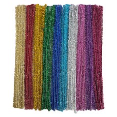 Man Deul Hobby色彩色相裁切毛線鐵絲繩閃亮聖誕樹, 500件, 06 閃光混合