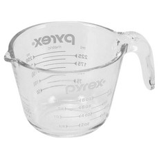 PEARL LIFE 珍珠金屬 PYREX 耐熱玻璃量杯 CP-8650, 白色, 250ml, 1個