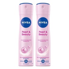 NIVEA 妮維雅 止汗爽身噴霧 珍珠煥采, 150ml, 2瓶