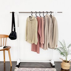 CleanArt Plus 移動式衣架, 白色的