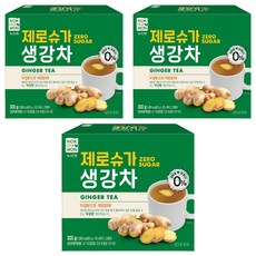 녹차원 제로슈가 생강차, 3개, 20개입, 15g