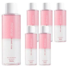 어퓨 미네랄 대용량 스윗로즈 립앤아이 리무버, 250ml, 6개