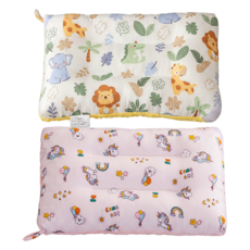 100%純棉可水洗安撫兒童荳荳枕頭, 小夥伴 + 彩虹飛馬