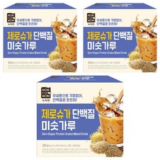 녹차원 제로슈가 단백질 미숫가루, 400g, 3개