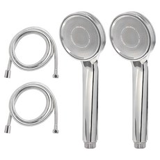 DAELIM BATH 增壓蓮蓬頭+金屬軟管 2m組, 混色, 2組