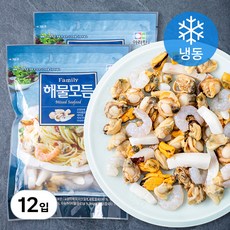 패밀리 해물모듬 (냉동), 180g, 12입