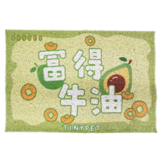 TINYPET 小芥 貓砂墊 富得牛油 650g 1個 背面防滑處理, 60 x 40cm