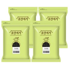 곳간지기 국산 서리태, 1kg, 4개