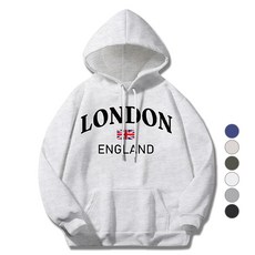 ILLUSO 男女通用倫敦英格蘭柔軟特殊棉質連帽衫