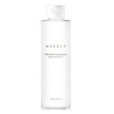Needly 溫和膠束卸妝水 390ml + 多功能化妝棉孔型 100p 套裝, 1組