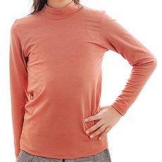 GIAT 吉亞特 兒童捍溫吸濕發熱衣 立領款 (尺寸:110-150), 120, 橘條