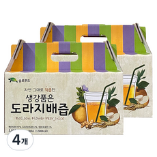 슬로푸드 생강품은 도라지 배즙 30p, 3L, 4개 3L, 4개