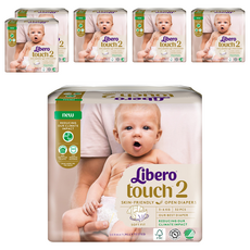 Libero 麗貝樂 Touch黏貼型尿布, NB, 192片