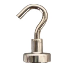 FaSoLa 強力磁性冰箱掛鉤組合 360度 單鉤 FA-ZF-252B 11.6g 5個, 鋼本色, 2組