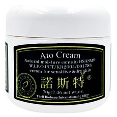 NoSte 諾斯特 天然山茶花保濕乳霜, 低敏無刺激, 嬰幼兒適用, 70g, 1罐