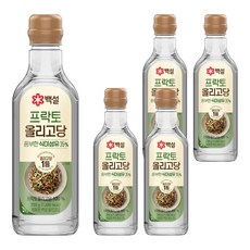 백설 올리고당, 700g, 5개