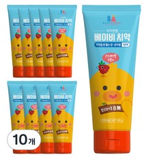 비지엔젤 무불소 유아용치약 1단계, 60g, 10개