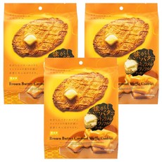 세이카도 브라운 버터 카라멜 와플 쿠키, 3개, 86.4g