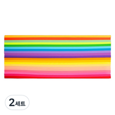 微笑活動 雙面星星摺紙 多用途紙 簡約色彩 1000張組合, 2套, 20色