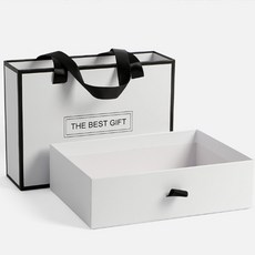 Tree The Best 禮物盒 禮物袋 23.5 x 17 cm, 2個, 全白