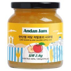 Andan Jam 低卡蘋果果醬, 380g, 1罐