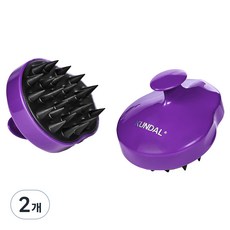 KUNDAL 昆黛爾 頭皮按摩刷, 2개, 보라색