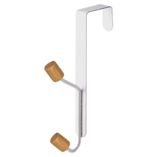 綠意門後掛鈎 85g, 白色, 1個